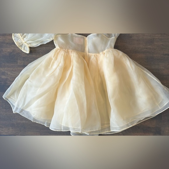 Anthropologie Selkie Puff Dress Banana - Picture 8 of 8